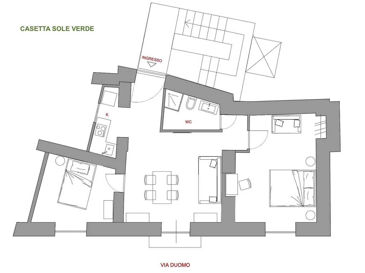 Apartment Casetta Sole Verde Naples